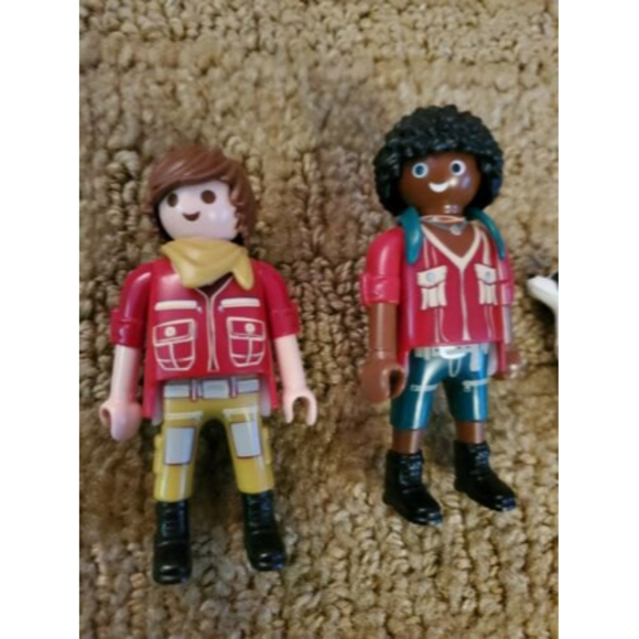 3x Playmobil Action Figures Hidden Temple Dino Explorers & Dog Northston… - Picture 3 of 6